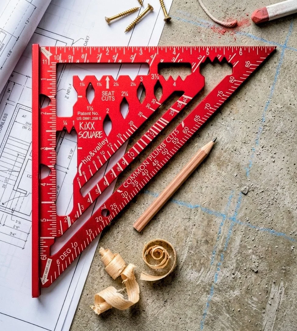 KiXX Square Inferno Red on Construction Jobsite