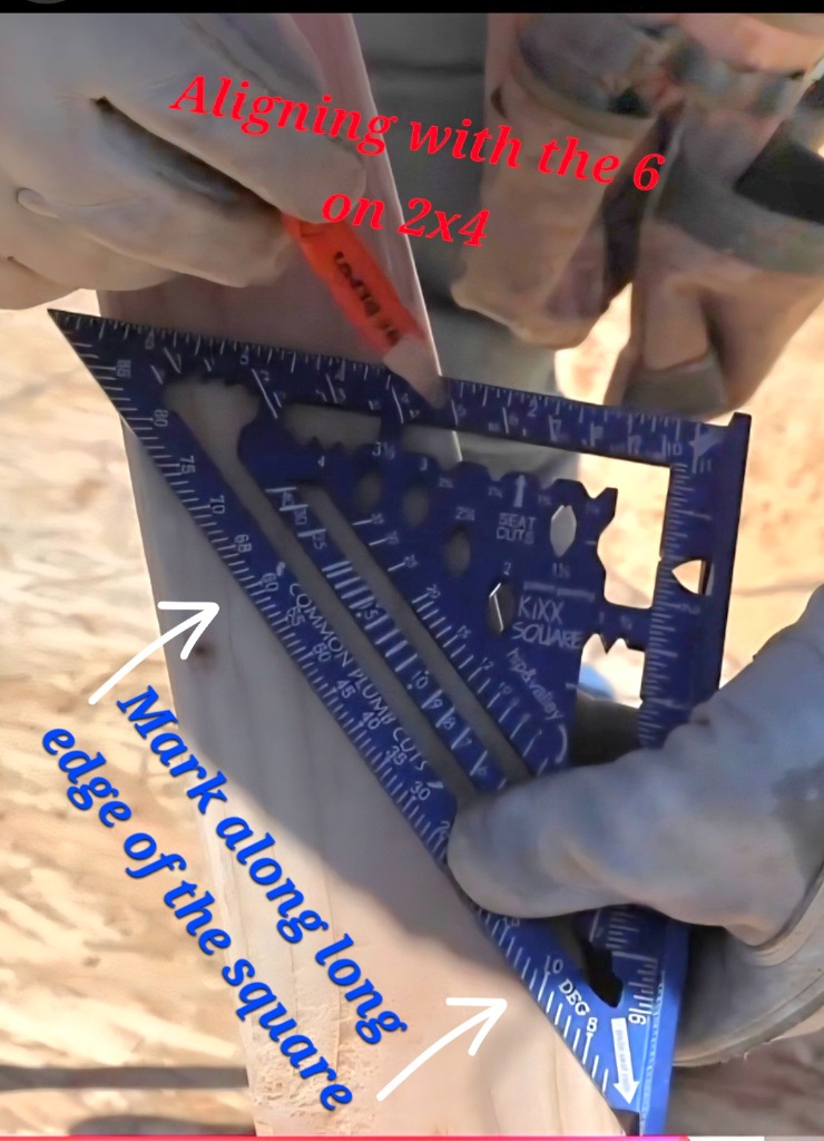 KiXX Square Spine Usage - Aligning with the 6 on 2x4